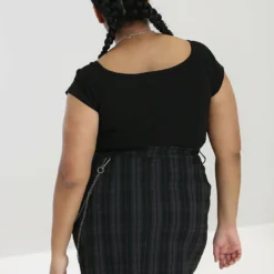 Hell Bunny Belladonna Top Ladies