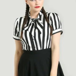 Ladies Hell Bunny Juno Blouse
