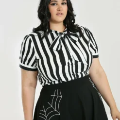 Ladies Hell Bunny Juno Blouse