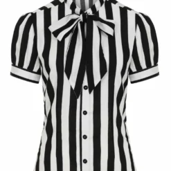 Ladies Hell Bunny Juno Blouse