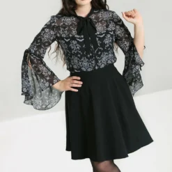 Hell Bunny Lost Whispers Blouse