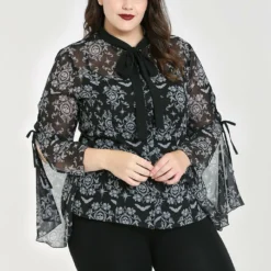 Hell Bunny Lost Whispers Blouse