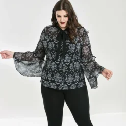 Hell Bunny Lost Whispers Blouse