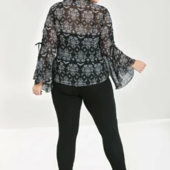Hell Bunny Lost Whispers Blouse