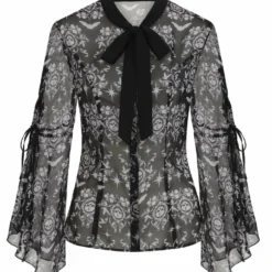 Hell Bunny Lost Whispers Blouse