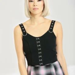 Hell Bunny Tabitha Crop Top Ladies
