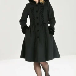 Hell Bunny Amaya Coat Black