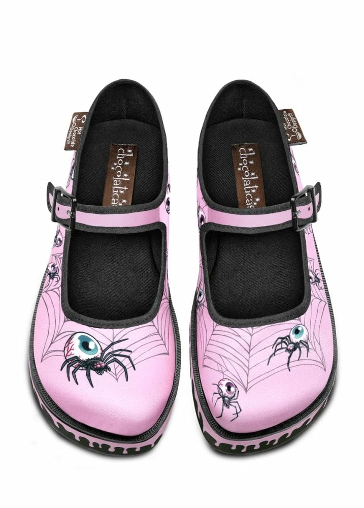 Hot Chocolate Design Chocolaticas Pink Widow Mary Jane Platform Shoes for Women 4 Hot Chocolate Design Chocolaticas Pink Widow Mary Jane Platform