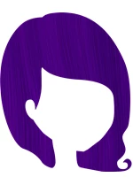 Crazy Colour Semi Permanent Hair Dye - Hot Purple