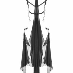 Punk Rave Maiden Harness With Detachable Cape