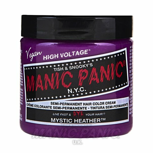 Manic Panic Classic Cream Hair Colour - Mystic Heather | Vegan & Cruelty-Free Semi-Permanent Hair Dye 8 Manic Panic Classic Cream Hair Colour - Mystic Heather