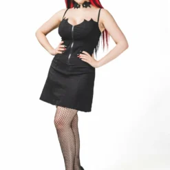 Necessary Evil Hella Mini Skater Dress Ladies