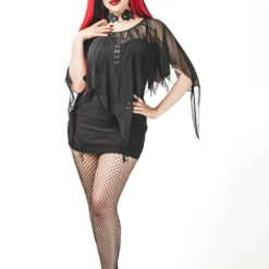 Necessary Evil Persephone Bat Wings Layer Top Or Skirt