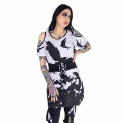 Innocent Night Of The Crow Top Ladies