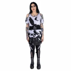 Innocent Night Of The Crow Top Ladies