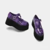 Koi Footwear Koi Moreno Plaid Platform Mary Janes