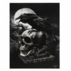 Homeware Gothic Gifts Poe's Raven Canvas By Alchemy