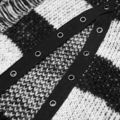 Punk Rave Kaz Distressed Jumper - White