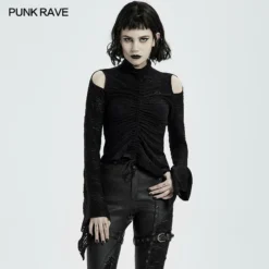 Ladies Punk Rave Raelynn Asymmetric Top