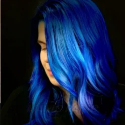 Amplified Manic Panic Semi Permanent Hair Colour EU Formula - Rockabilly Blue Hair Dye