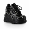 Anthony Wang Space Candy - Black Hidden Heel Sneakers