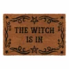 Gothic Gifts The Witch Is In Doormat