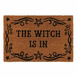Gothic Gifts The Witch Is In Doormat