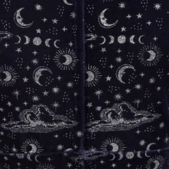 Ladies Collectif Trixie Celestial Velvet Swing Dress - Purple