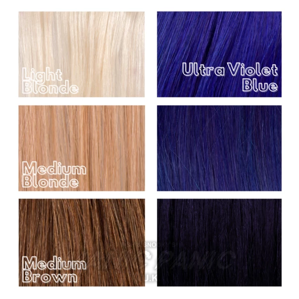 Amplified Manic Panic Semi Permanent Hair Colour EU Formula - Ultra Violet | Vegan & Cruelty-Free Hair Dye 8 Amplified Manic Panic Semi Permanent Hair Colour EU Formula - Ultra Violet