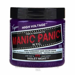 Manic Panic Classic Cream Hair Colour - Violet Night | Vibrant Vegan & Cruelty-Free Hair Dye 12 Hair Dye Manic Panic Classic Cream Hair Colour - Violet Night
