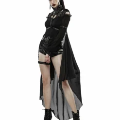 Punk Rave Maiden Harness With Detachable Cape
